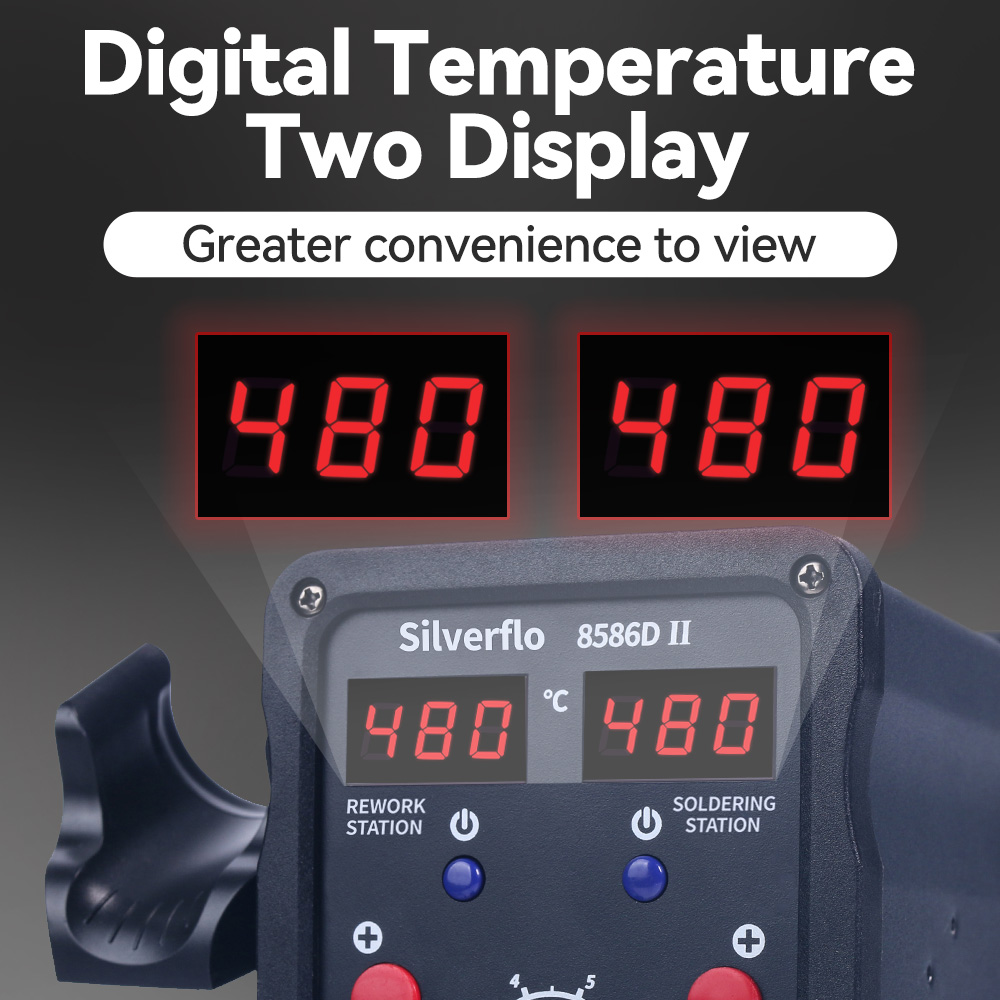 Estação de solda silverflo 858 - T12 Soldering Station Oled avaliação e preço