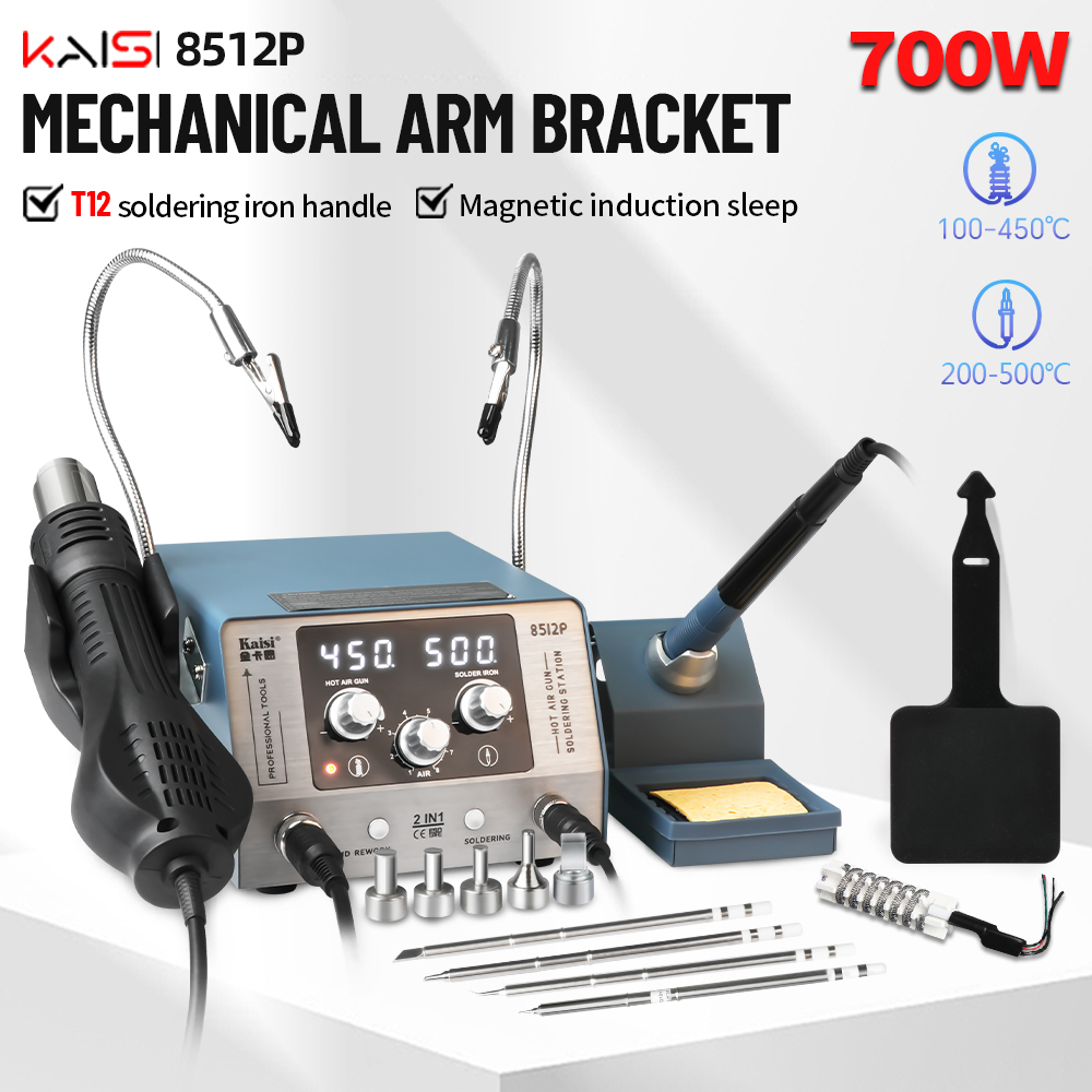 Kaisi 8512p estação de solda 7 - T12 Soldering Station Oled avaliação e preço